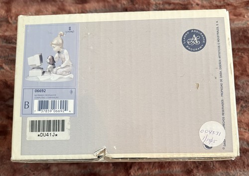 LLADRO Computing Companions Artist Juan Ignacio Aliene Retired 2000-2005 6692 - Picture 4 of 10