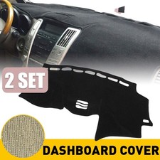 2SET Dashboard Cover Dash Mat Car Interior Pad For 2004-09 LEXUS RX 300 330 350
