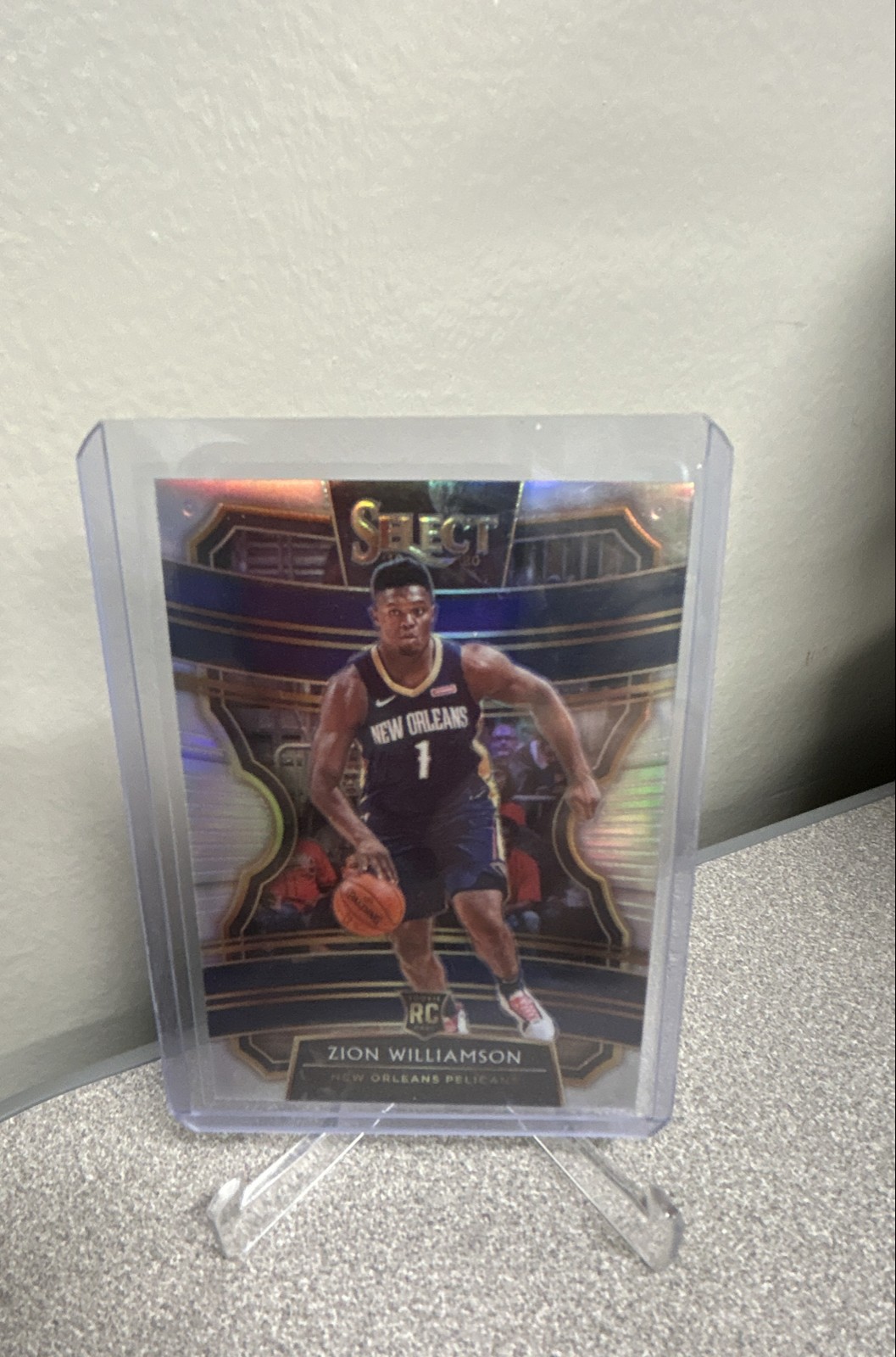 2019-20 Panini Select - Concourse Zion Williamson #1 Silver Prizm (RC)