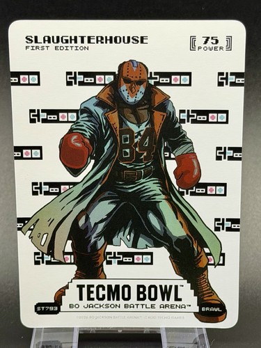 Bo Jackson Battle Arena Tecmo Slaughterhouse Brawl SORE THUMBS