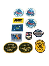 Miscellaneous Lot of 11 Vintage Iron On Patches Diving Travel BNT