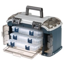 Tackle System Organizer Fishing Storage 3 Utility Boxes Secure Closure Portable