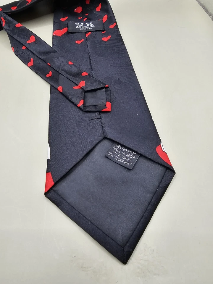 Corbata Disney 101 Dálmatas Cachorro Corazón Amor San Valentín Perro Walt Disney Para hombres Foto 2 de 4