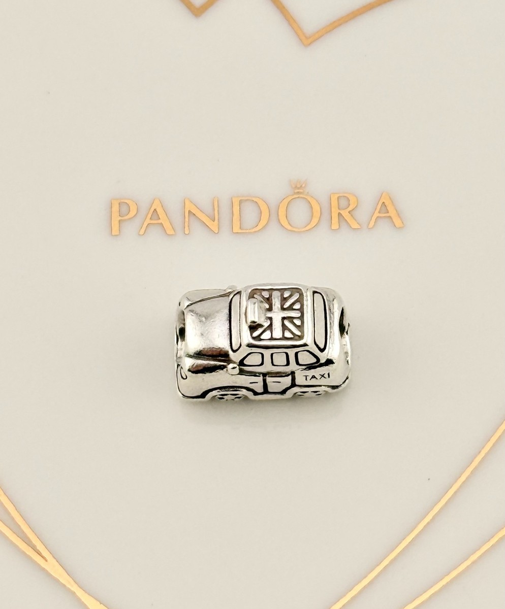 New 100% Genuine Authentic Pandora Silver Taxi Travel Car Charm