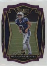 2020 Panini Select Premier Level Purple Prizm Die-Cut Rodrigo Blankenship 1ek2