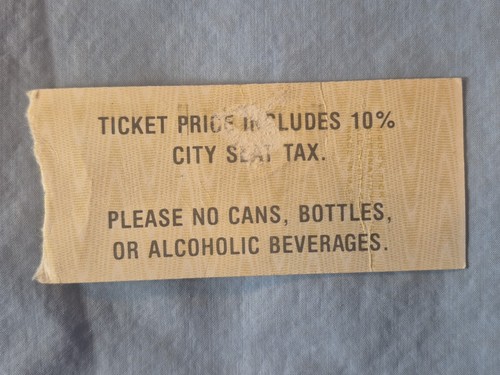 6-13-84 juin 1984 GRATEFUL DEAD billet talon Red Rocks Morrison Co - Photo 2/2