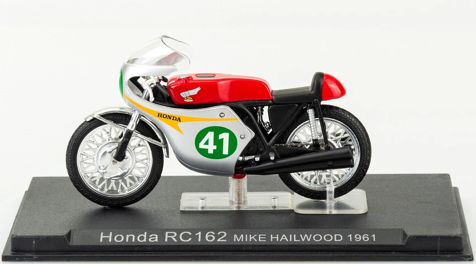 Honda RC162 Mike Hailwood 1961 Scala 1:24 Modellino classe 250 numero 41 - Immagine 2 di 4