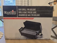 Char-Broil 190 Deluxe Camp Gas Grill Portable High-Quality Propane Tabletop