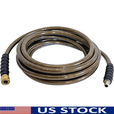 #ad Heavy Duty Pressure Washer Hose 4500 PSI Kink Resistant 50ft Extension New $101.94