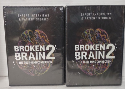 BROKEN BRAIN 2 THE BODY-MIND CONNECTION DVD COLLECTION Case 1&2 New Sealed 