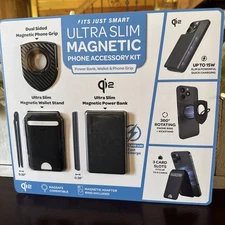 It's Just Smart IJS.1002 Qi2 Ultra Slim Magnetic Phone Accessory Kit, Sealed New