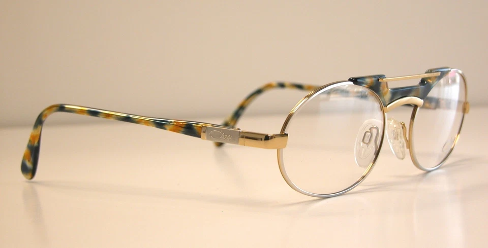 Anteojos Cazal Vintage -NOS - Mod.749 - Col. 746 - Dorado, Plata, Púrpura y Amarillo Foto 2 de 3