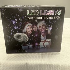 LED Lights Outdoor Projector, Snowflakes, Waterproof Works Christmas Decorations