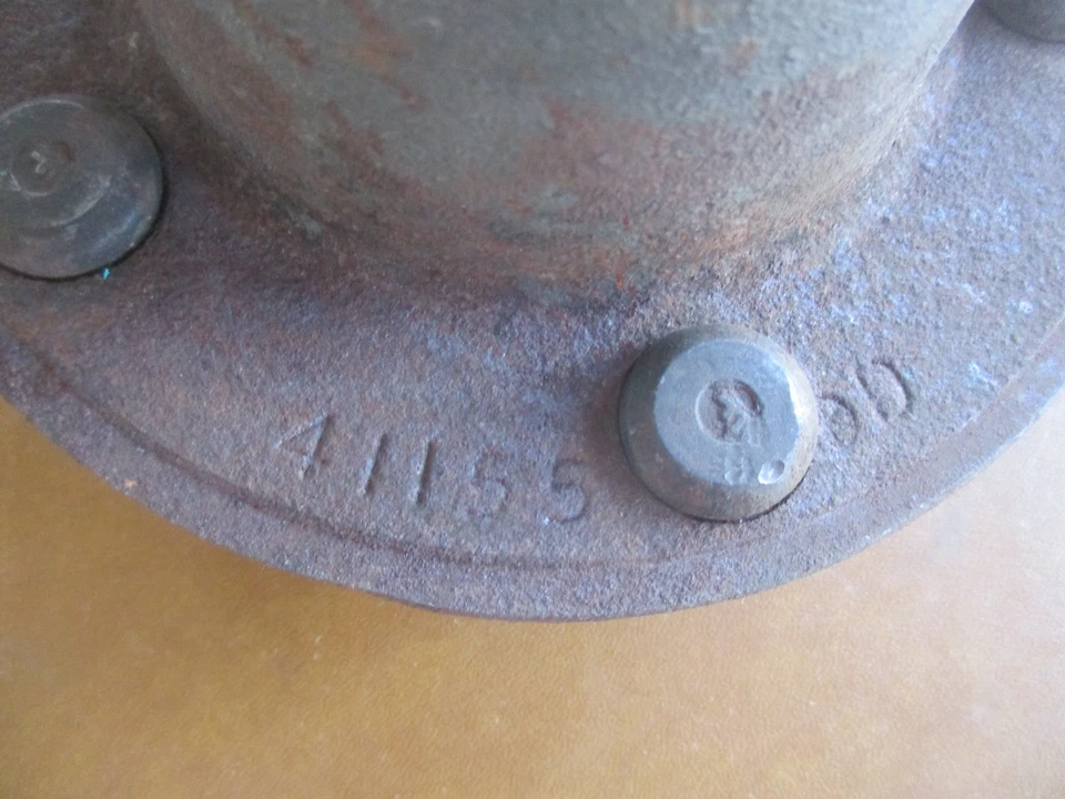 1957 1958 57 58 Oldsmobile buje delantero derecho usado tambor de freno original 569343 Foto 4 de 4