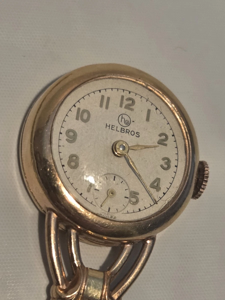 Vintage Helbros 25291 Womens Gold Tone Quartz Dress Watch Dainty New Battery Helbros Women Dress/Formal Wristwatches for sale | eBay main image 4