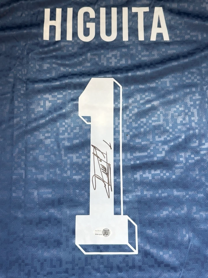 Rene Higuita Signed Colombia Higuita Authentic Jersey JSA - Image 3 of 4