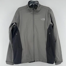 The North Face Apex Pneumatic Men's Softshell Jacket Gray Black Size Large
