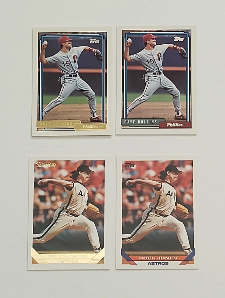 Lote de tarjetas de novato Topps Gold 1993 Topps Henry Rodriguez 284 negro dorado Ozzie Smith Foto 4 de 4