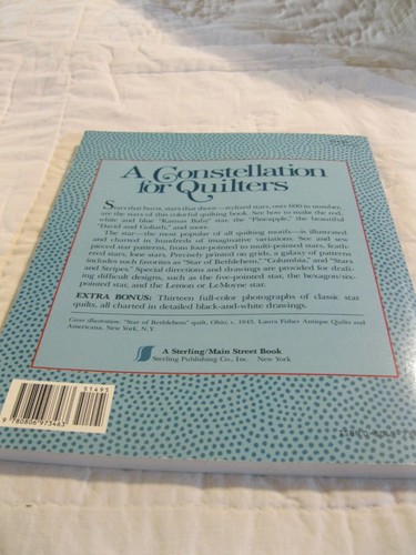 A Constellation for Quilters : Star Patterns for Piecing by Carol LaBranche (199 - Foto 2 di 4