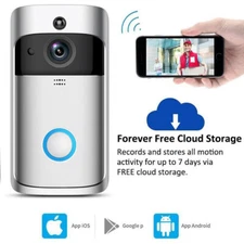 Smart Wireless WiFi Ring Doorbell Phone Door Ring Intercom Security Camera Bell