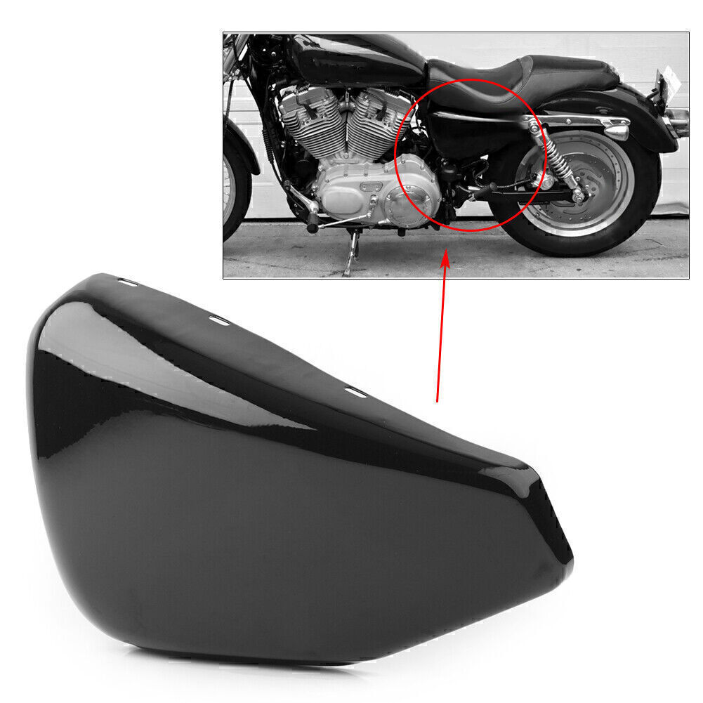 Steel Left Battery Side Cover For Harley Sportster 883 1200 XL883