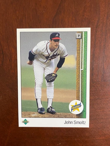 1989 Upper Deck John Smoltz RC #17 Atlanta Braves