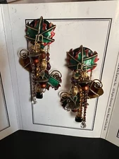 Lunch At The Ritz Vintage Clip Earrings “Autumn In NY”