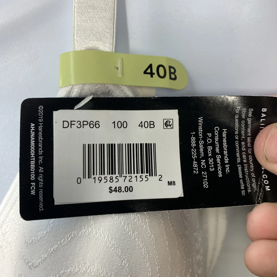 Sujetador con aros cierre delantero Bali 3P66 Comfort Revolution talla 40B DF3P66 blanco Foto 3 de 4