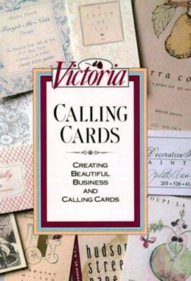 Victoria Calling Cards: Creati- hardcover, 0688114008, Editors Victoria Mag, new