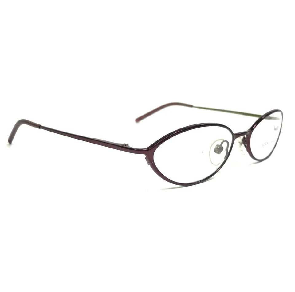 Monturas de gafas Anne Klein AK 9069 444 verde brillante púrpura ovaladas redondas 50-16-135 Foto 2 de 4