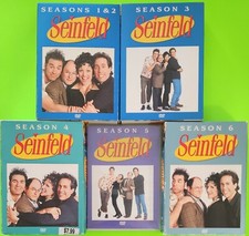 SEINFELD - Lot Of Complete Seasons 1-6 1, 2, 3, 4, 5 and 6 V.G. DVD Sets