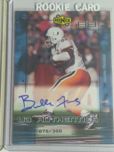 BUBBA FRANKS 2000 ROOKIE AUTO COLLECTION 5 CARD LOT - Picture 2 of 8