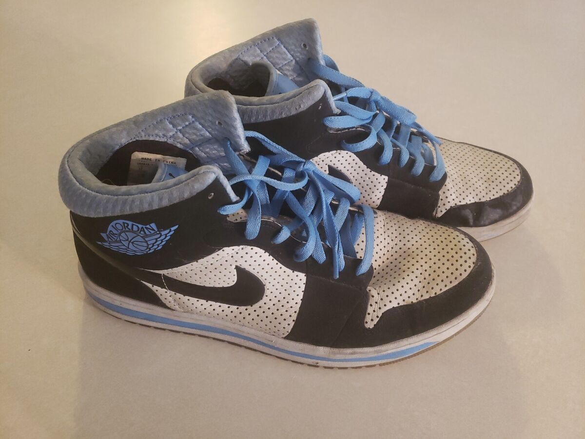 RARE. Air Jordan Alpha 1 While/Black, University Blue 392813 RARE. Air Jordan Alpha 1 While/Black, University Blue 392813