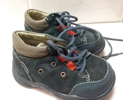 Pepino by Ricosta Navy Blue Nubuck Leather baby shoe toddler size 19 