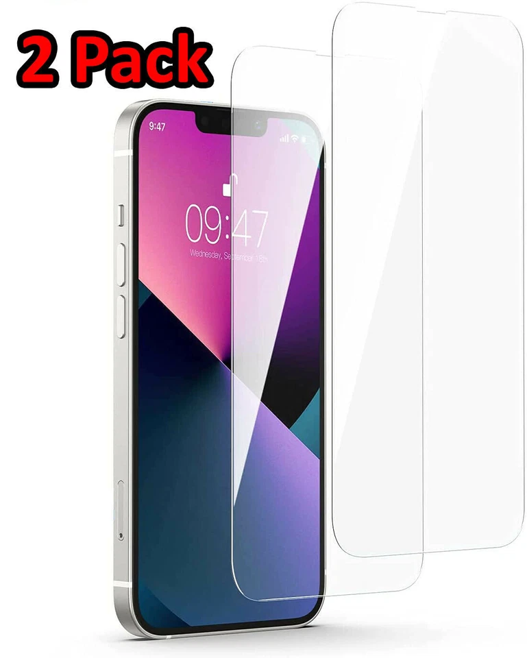 Screen Protector for iPhone 15 14 Series 13 12 11 X XR XS 17 Tempered Glass