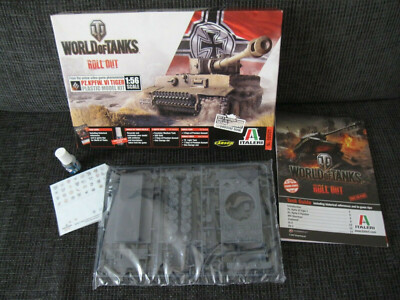 World of Tanks, PzKpfw. VI Tiger I Ausf. E von Italeri im Maßstab 1:56 *Neu*