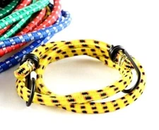 10 pc Bungee Cord Tie Down Set 12" 18" 24" 30" 36" H-D Color Straps 2 Hook End