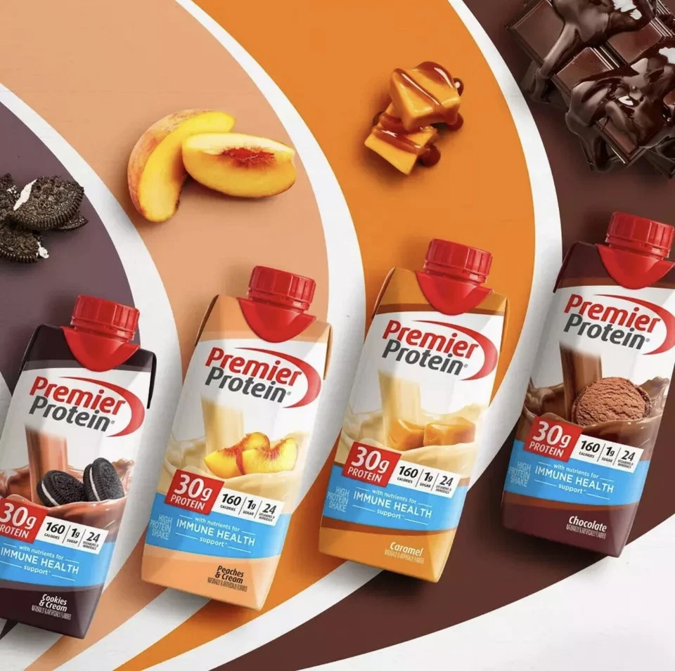 【12只装】优质蛋白30克蛋白质奶昔-巧克力 — 第 2/4 张图片