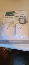 New Bunker HIll Security 2 Pack Door / Window Entry Alarm Tool Free Installation