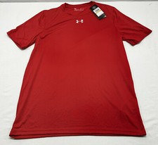 Under Armour SS Locker Tee 2.0  1305775  Adult Small Red - UA Logo - NWT