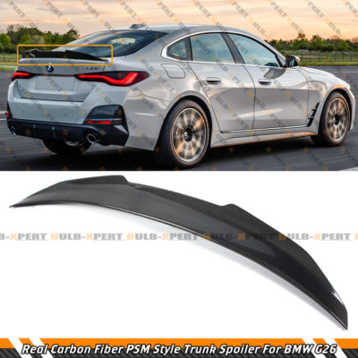 FOR 2021-24 BMW G26 430i GRAN COUPE i4 REAL CARBON FIBER PSM