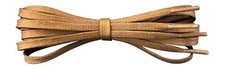Flat Coloured Waxed Cotton Shoelaces - 5/6 mm - Lengths from 45 cm - 140 cm