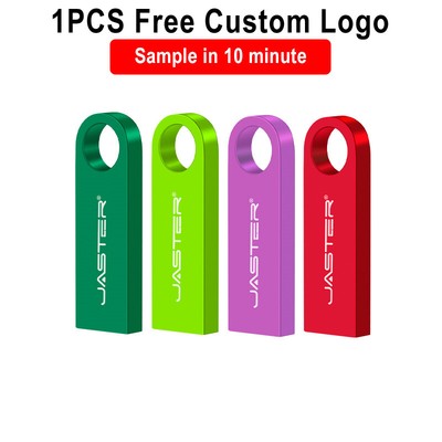 Metal Mini USB 2.0 Flash Drive Free Logo Pen Drive Custom Memory Stick 64GB 32GB