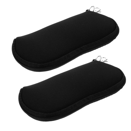 2 PCS Sunglasses Storage Bag Travel Eyeglasses Case Eyewear Pouches - Picture 5 of 12