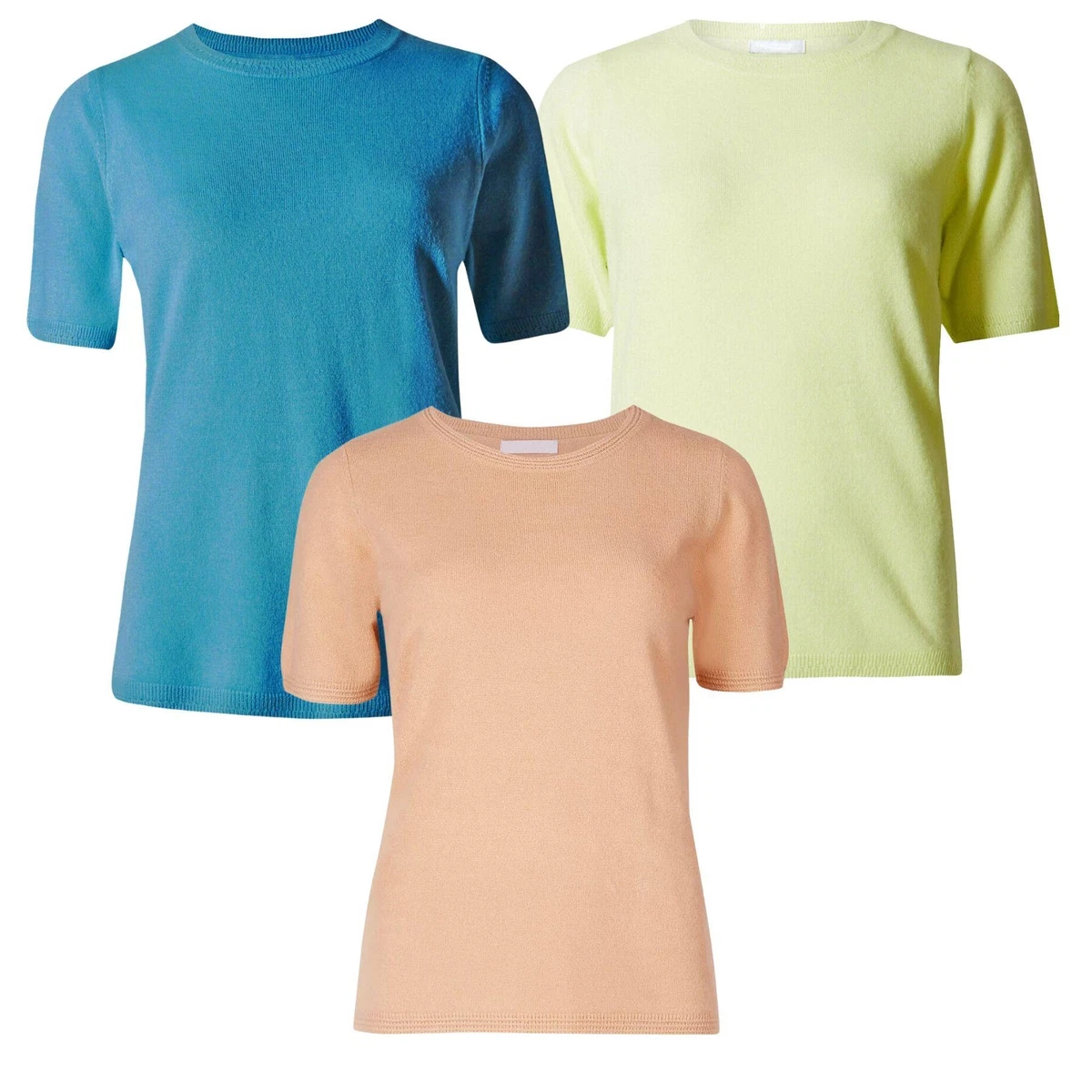 Marks and spencer ladies short sleeve jumpers sale