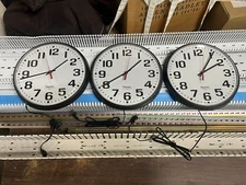 3 Skilcraft 12E Type A Wall Clock Quartz Movement Chicago Lighthouse 12 Inch New