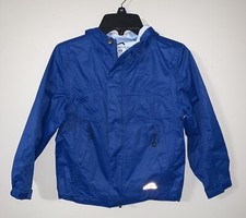Boys Polar Edge Blue Hooded Light Weight Jacket Size XS