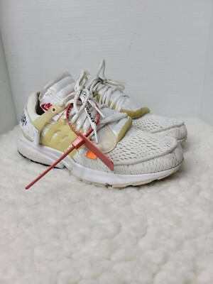 Nike Air Presto x OFF-WHITE  Mens Size 7.5 White Shoe Sneaker 2017 (AA3830-100) 
