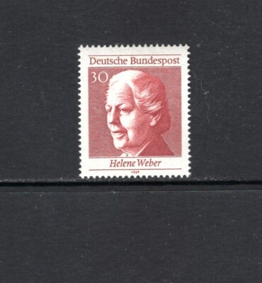 洋書 Werbung in Deutschland'69 Germany 1969 WOMENS SUFFRAGE, HELENE WEBER SC 1007C MNH | eBay