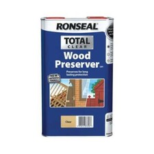 Ronseal Total Wood Preserver - Clear - 5 L - Long Lasting Protection